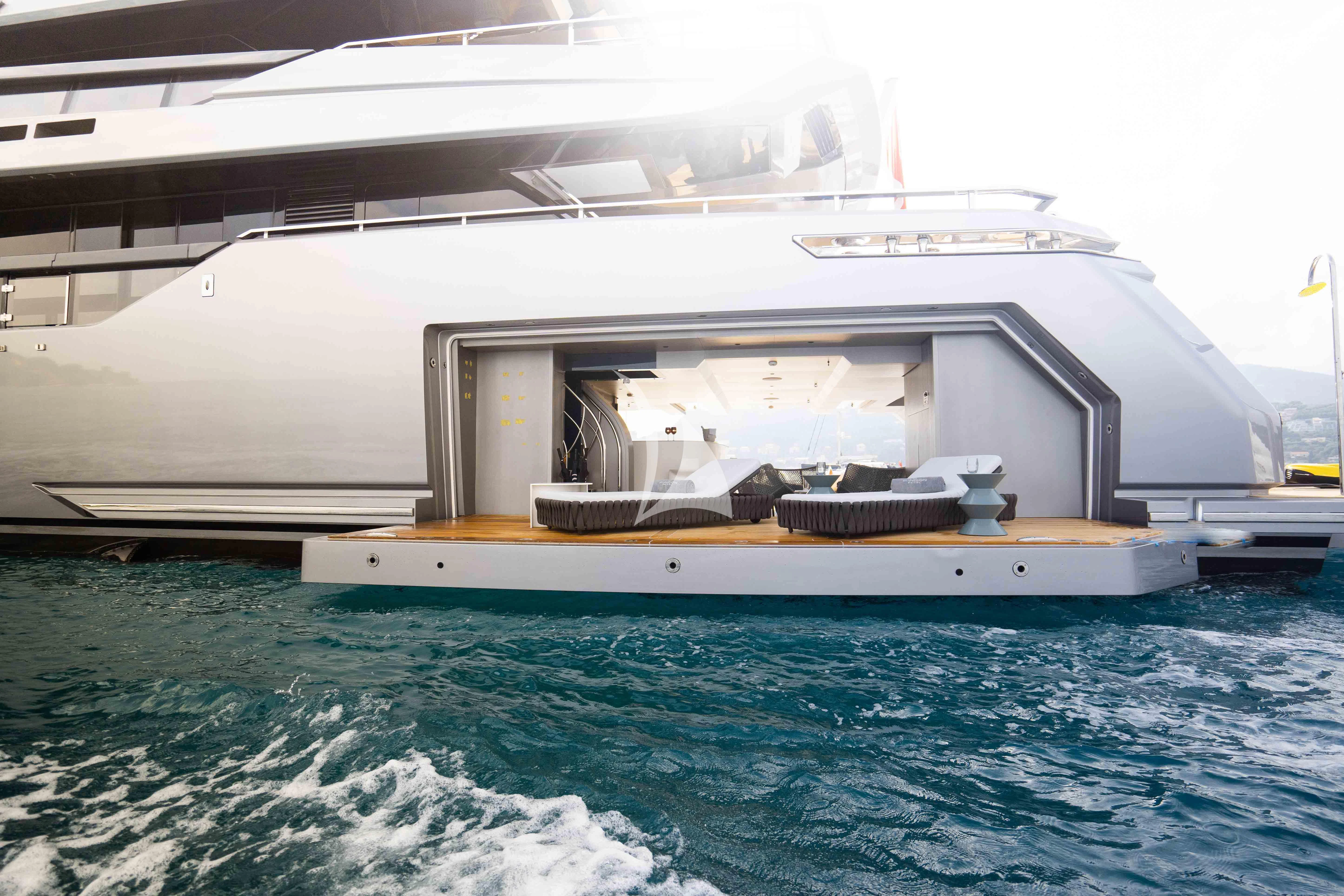 a boat on the water aboard PANDION PEARL Yacht for Charter