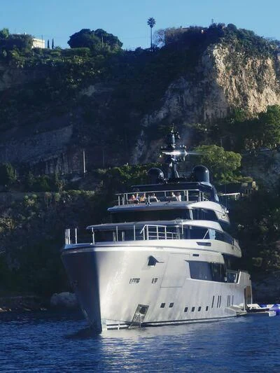 a boat on the water aboard PANDION PEARL Yacht for Charter