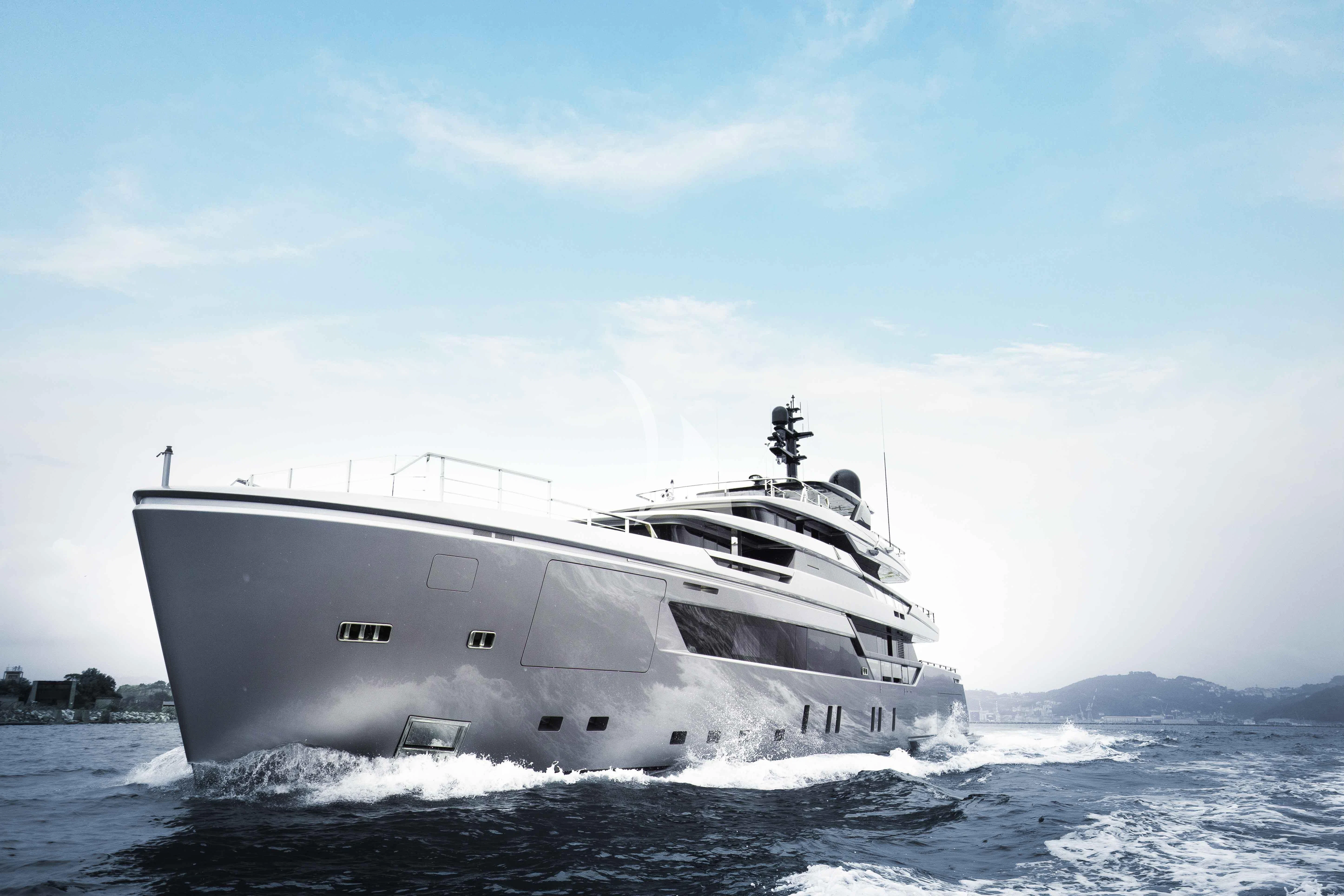 a boat on the water aboard PANDION PEARL Yacht for Charter