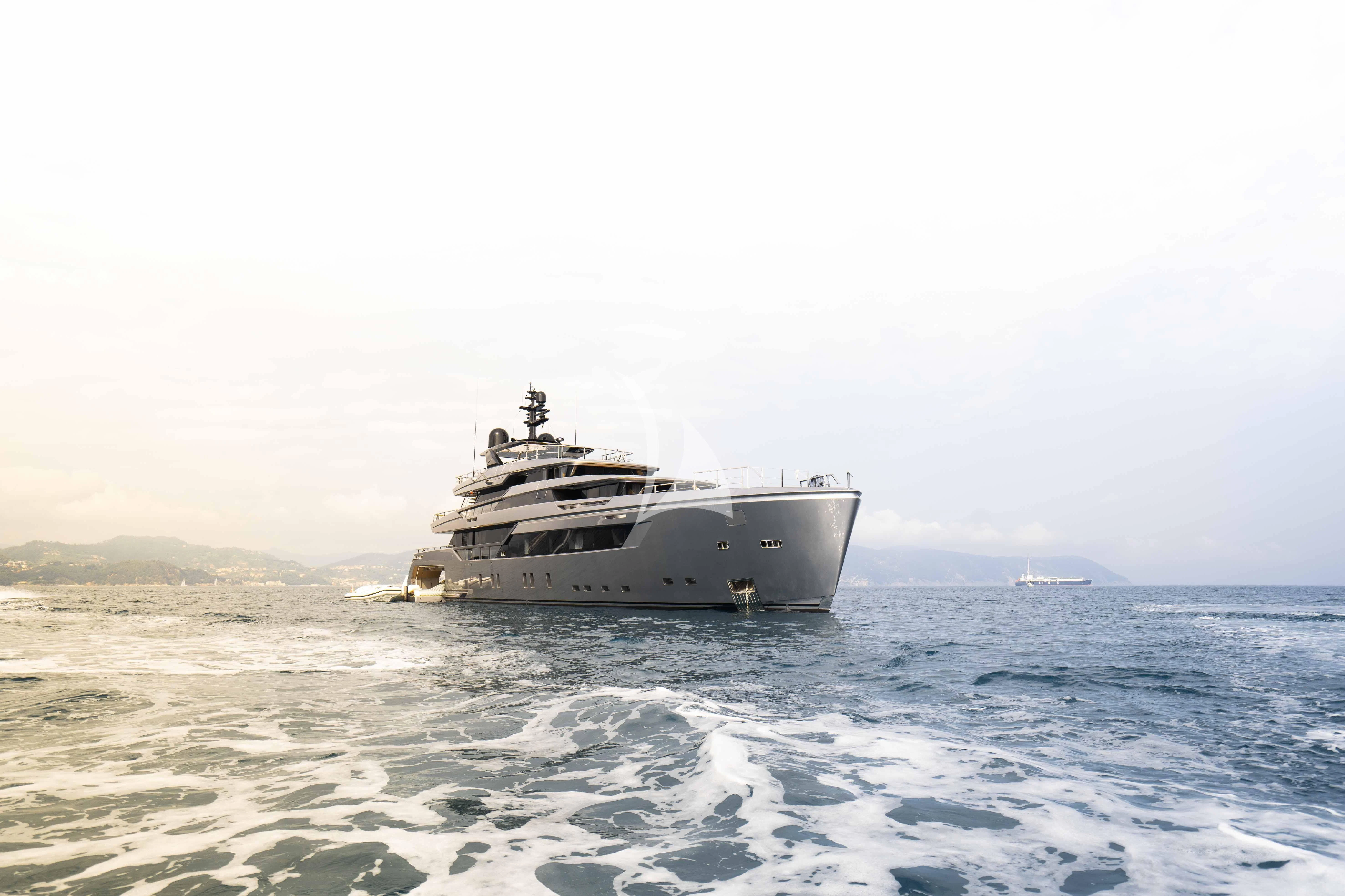 a boat on the water aboard PANDION PEARL Yacht for Charter
