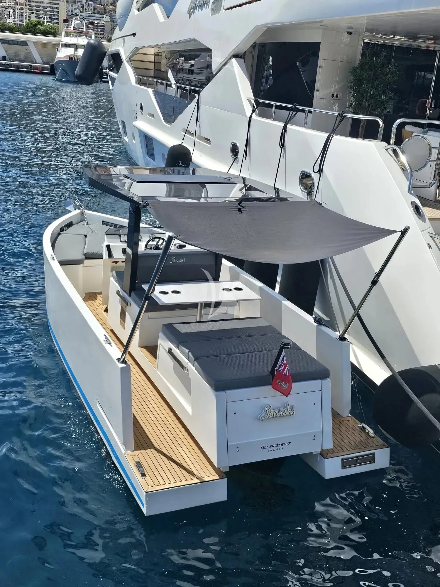 a boat on the water aboard SONISHI Yacht for Sale