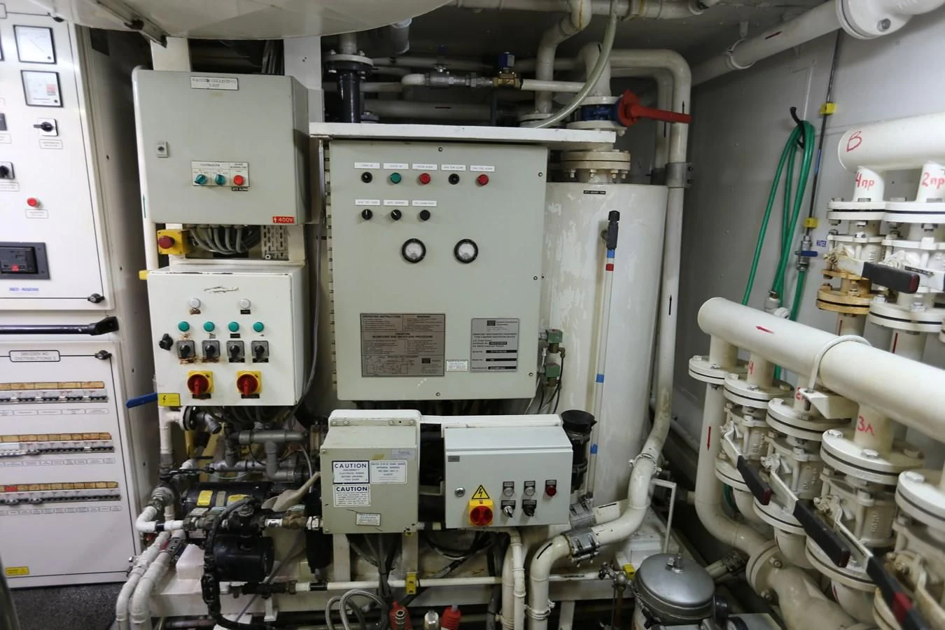 a room with machinery aboard GOODWILL Yacht for Sale