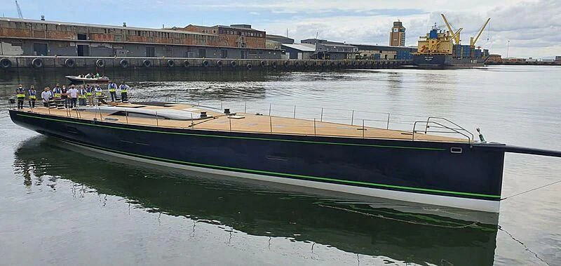 a boat in the water aboard MORGANA Yacht for Sale