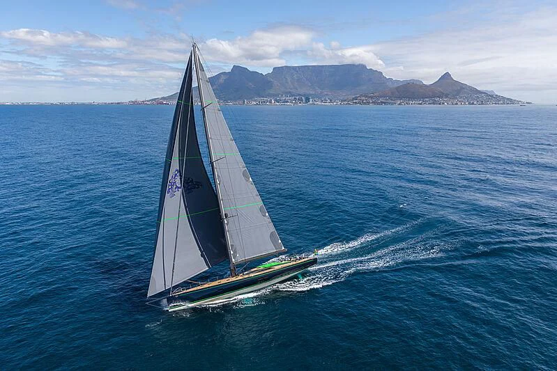 a sailboat on the water aboard MORGANA Yacht for Sale