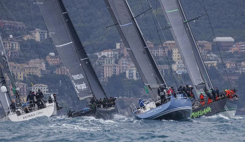 a group of people on a boat aboard MORGANA Yacht for Sale
