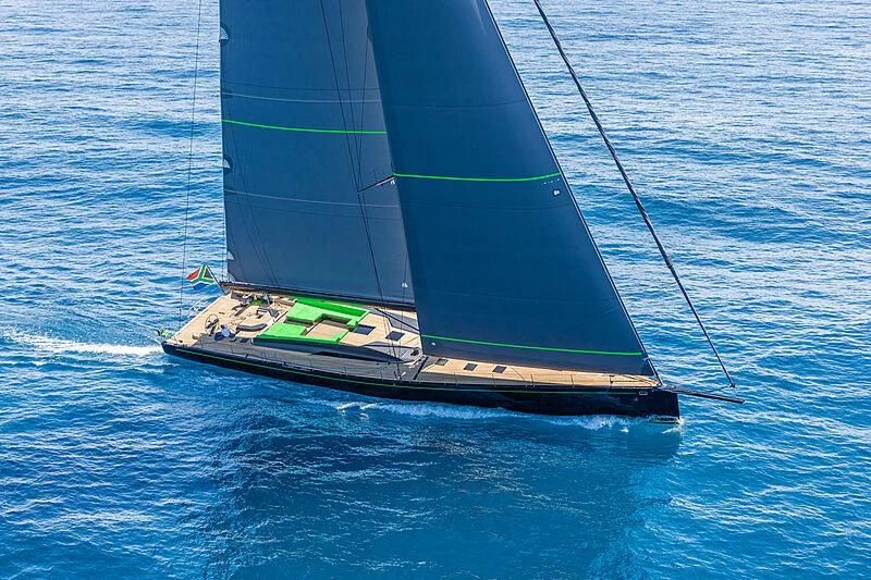 a boat on the water aboard MORGANA Yacht for Sale