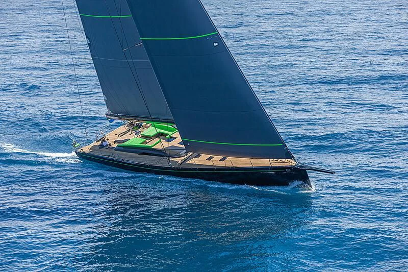 a sailboat on the water aboard MORGANA Yacht for Sale