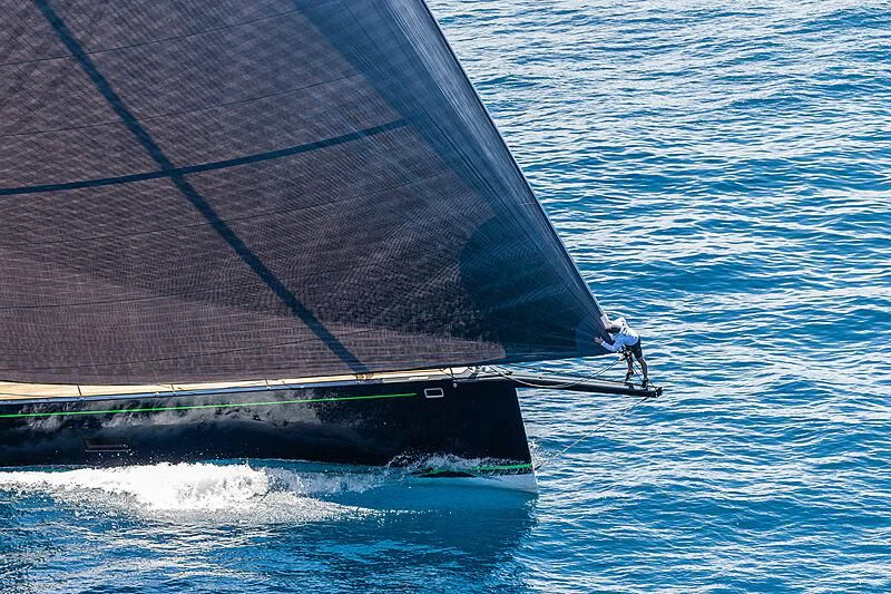 a man on a boat aboard MORGANA Yacht for Sale