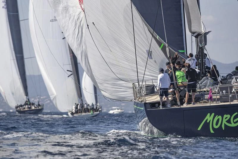 a group of people sailing on a boat aboard MORGANA Yacht for Sale