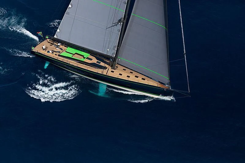 a boat in the water aboard MORGANA Yacht for Sale