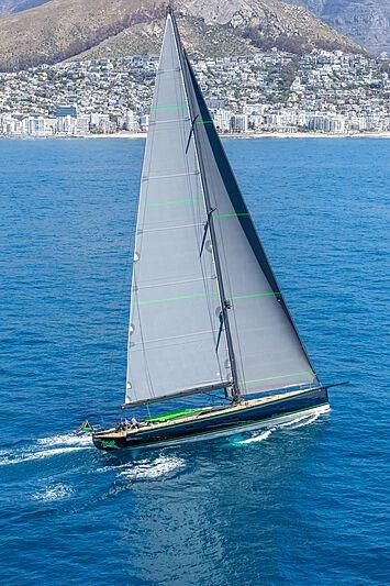 a sailboat on the water aboard MORGANA Yacht for Sale