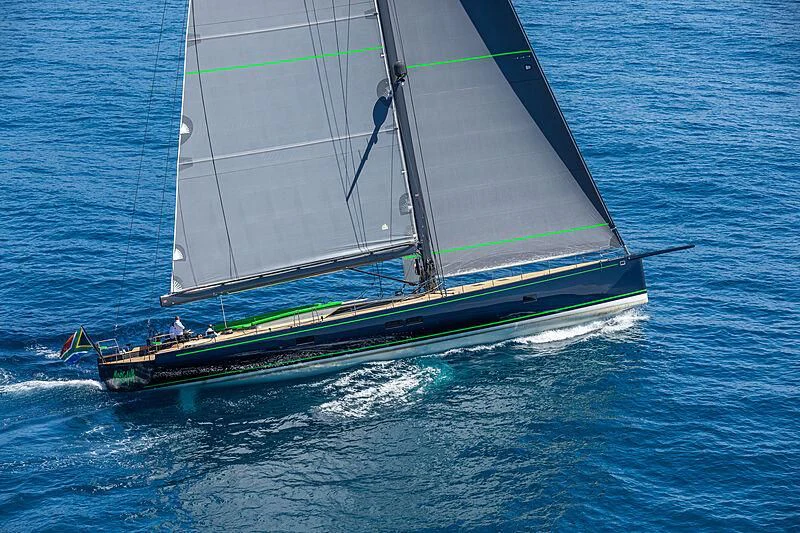 a boat on the water aboard MORGANA Yacht for Sale