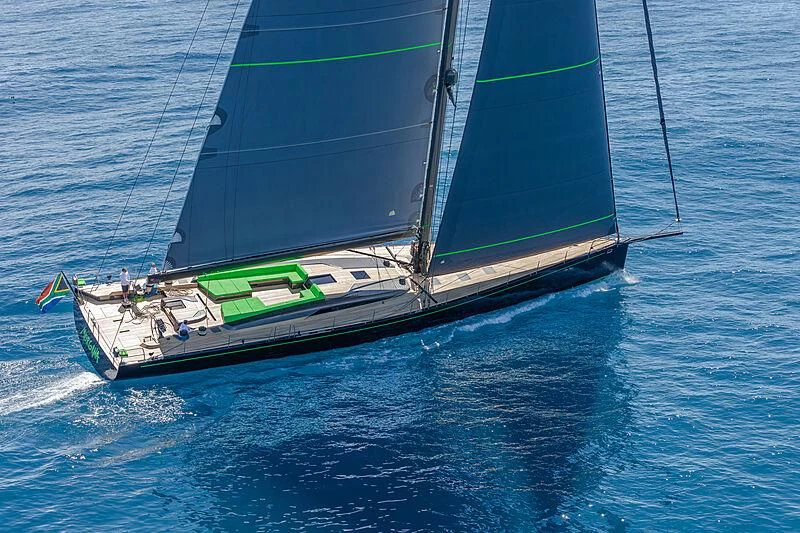 a boat on the water aboard MORGANA Yacht for Sale