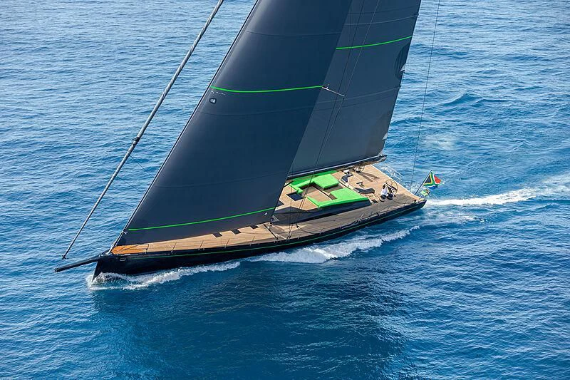 a sailboat on the water aboard MORGANA Yacht for Sale