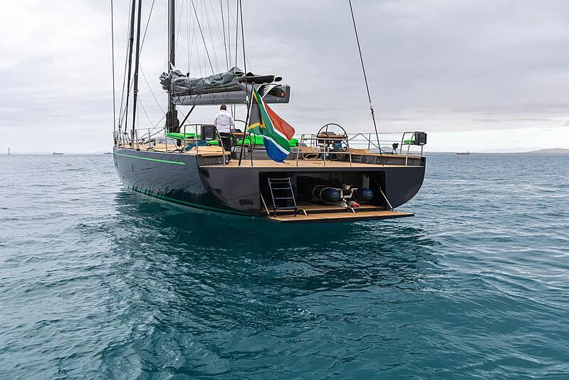 a boat in the water aboard MORGANA Yacht for Sale