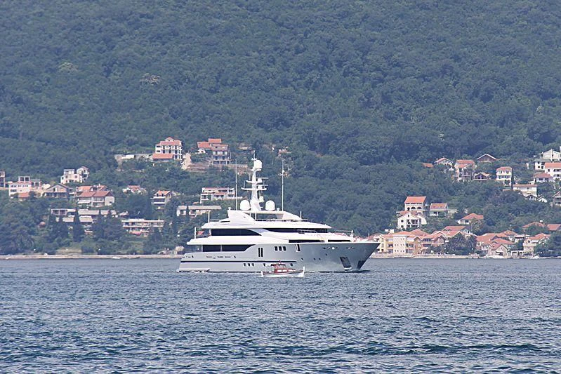 a boat on the water aboard PERSEFONI I Yacht for Sale
