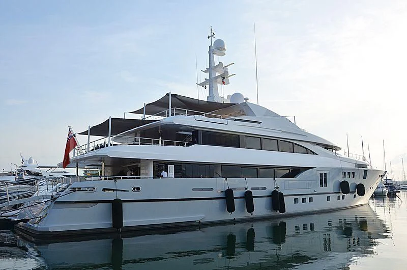 a boat on the water aboard PERSEFONI I Yacht for Sale