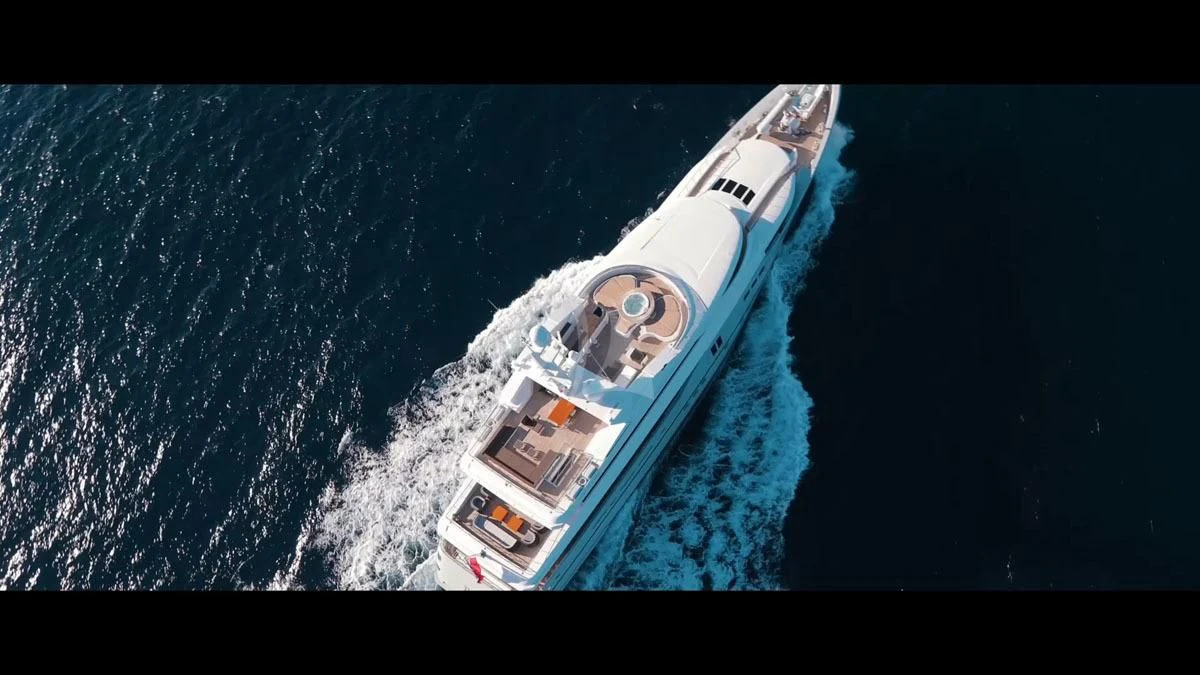 a ship sailing on the sea aboard PERSEFONI I Yacht for Sale