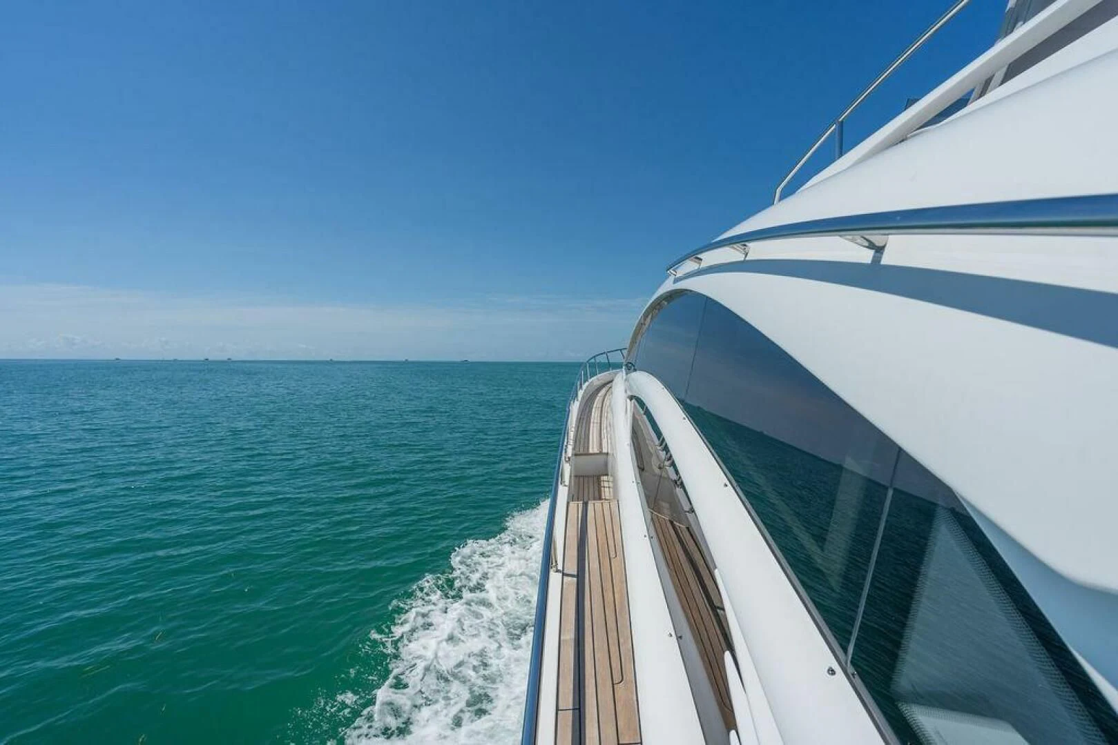 a boat on the water aboard VIDI Yacht for Sale