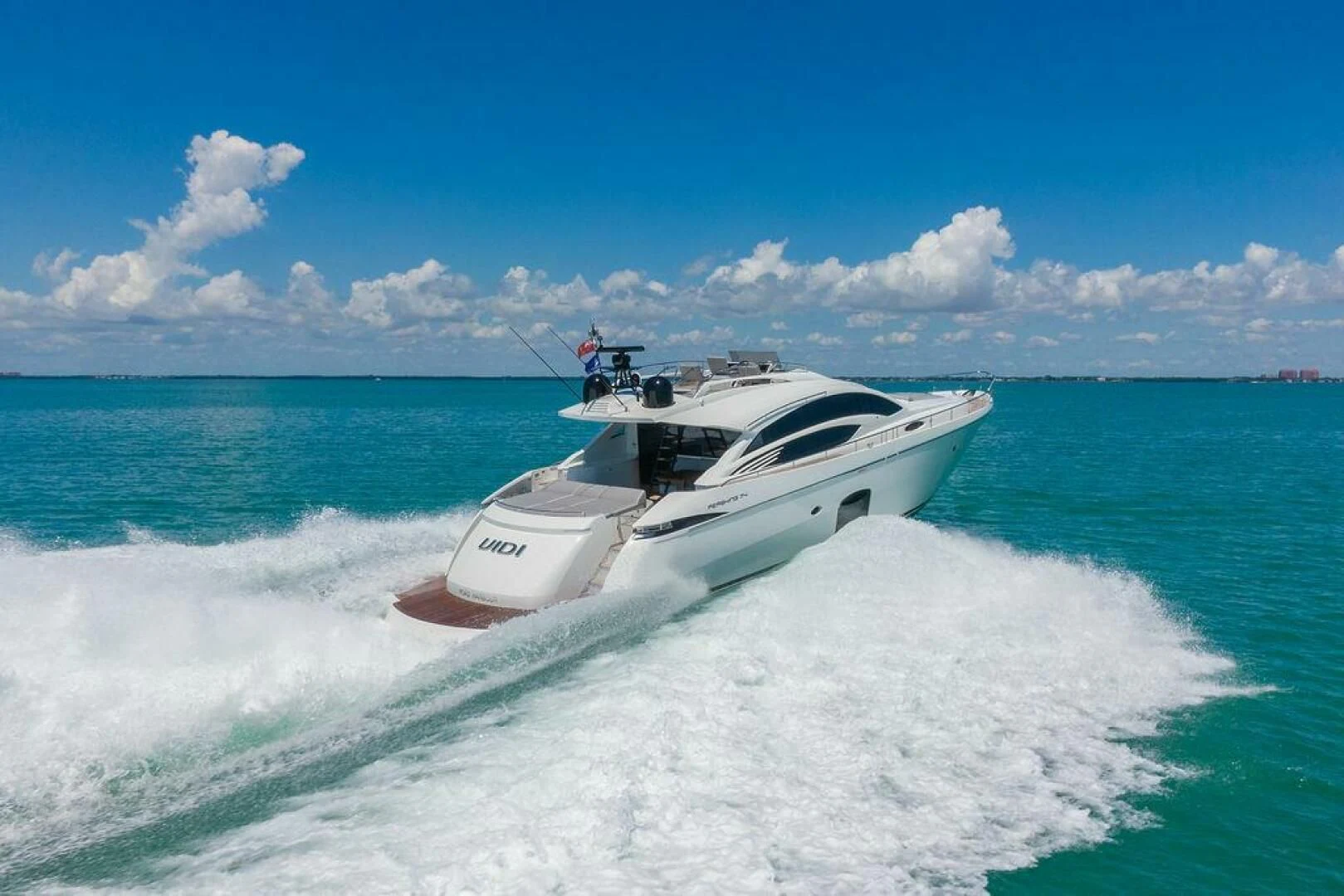 a boat on the water aboard VIDI Yacht for Sale