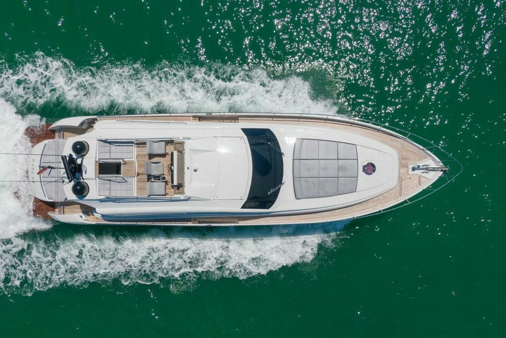 a boat in the water aboard VIDI Yacht for Sale