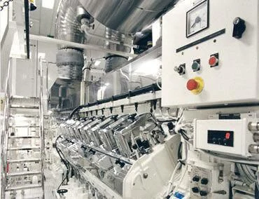 a close-up of a factory aboard TUEQ Yacht for Sale