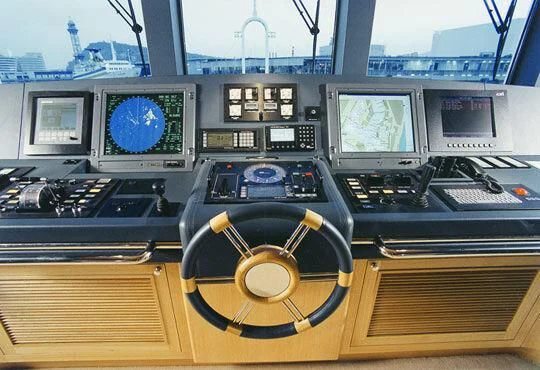inside of a cockpit aboard TUEQ Yacht for Sale