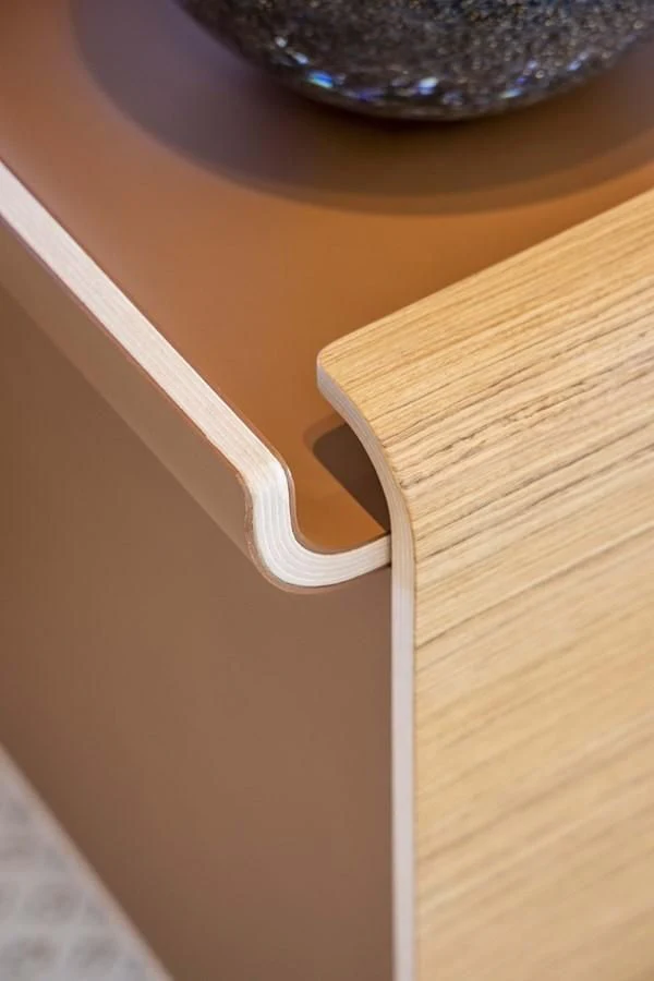 a wooden chopstick on a wooden surface aboard UPSTREAM Yacht for Sale