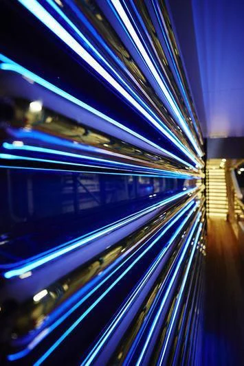 a train going down the tracks aboard HAMPSHIRE Yacht for Sale