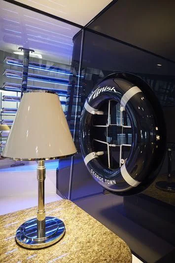 a large machine with a large speaker aboard HAMPSHIRE Yacht for Sale