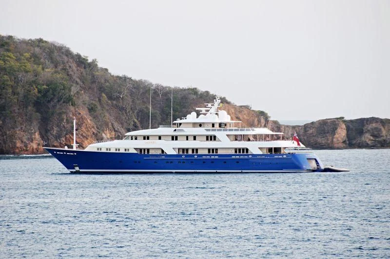 a boat on the water aboard LAUREL Yacht for Charter