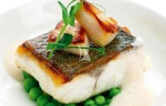 a plate of food aboard LAUREL Yacht for Charter