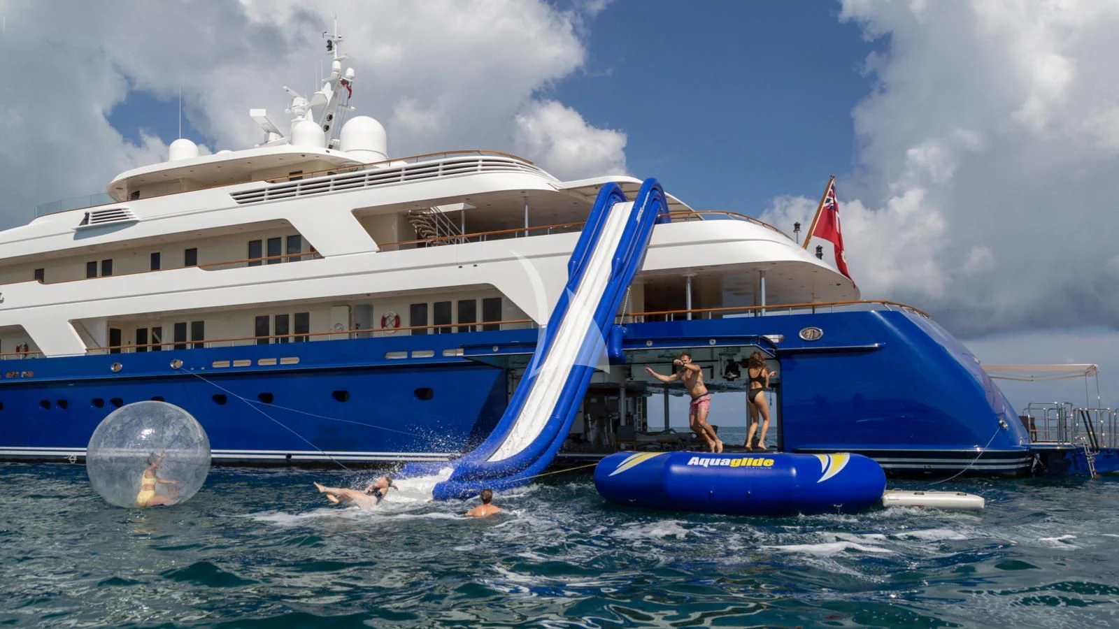 a boat in the water aboard LAUREL Yacht for Charter