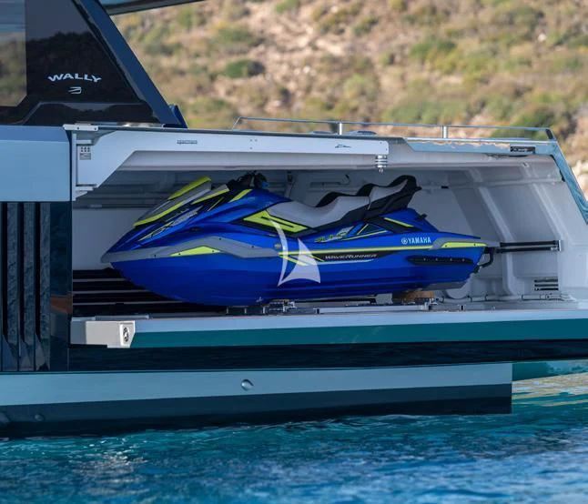 a boat on the water aboard BAD MUTHA Yacht for Sale