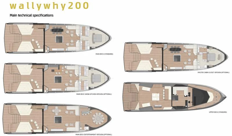 diagram aboard BAD MUTHA Yacht for Sale