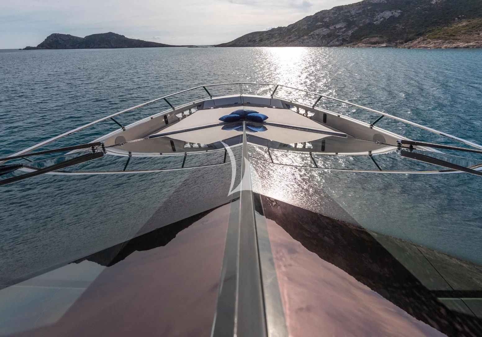 a boat on the water aboard BAD MUTHA Yacht for Sale