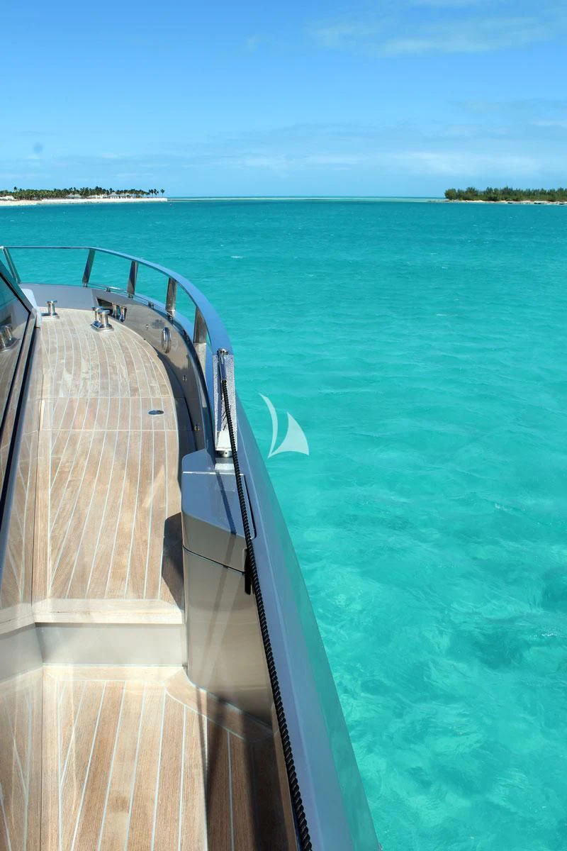 a boat on the water aboard BAD MUTHA Yacht for Sale
