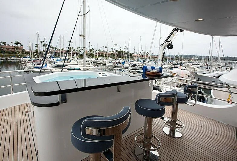 a boat on the water aboard LACEY KAY Yacht for Sale