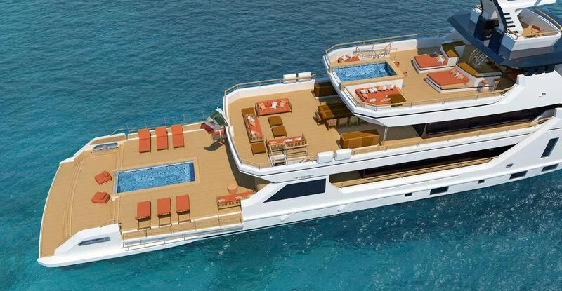 a group of boats on the water aboard BOW SPRIT Yacht for Sale