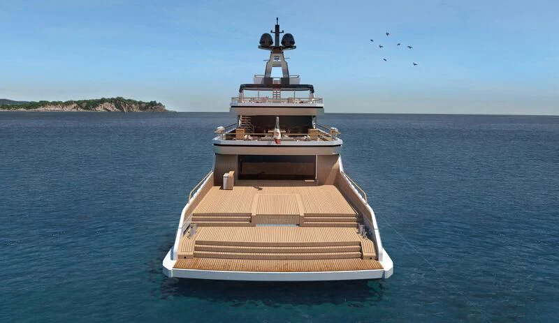 a boat on the water aboard BOW SPRIT Yacht for Sale