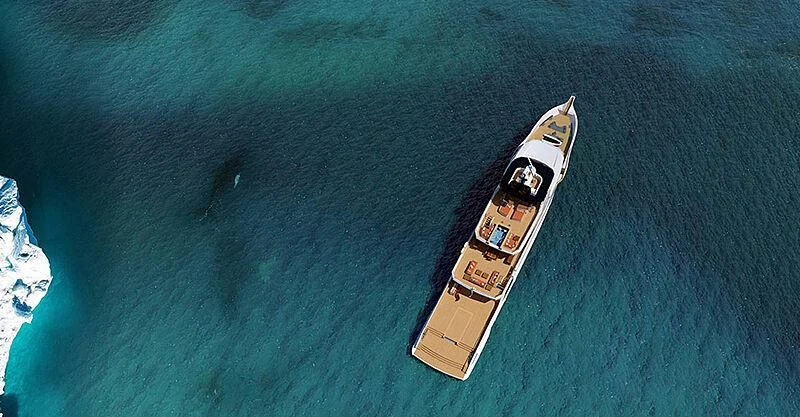 a boat in the water aboard BOW SPRIT Yacht for Sale