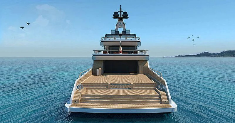 a boat on the water aboard BOW SPRIT Yacht for Sale