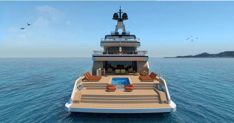 a boat on the water aboard BOW SPRIT Yacht for Sale
