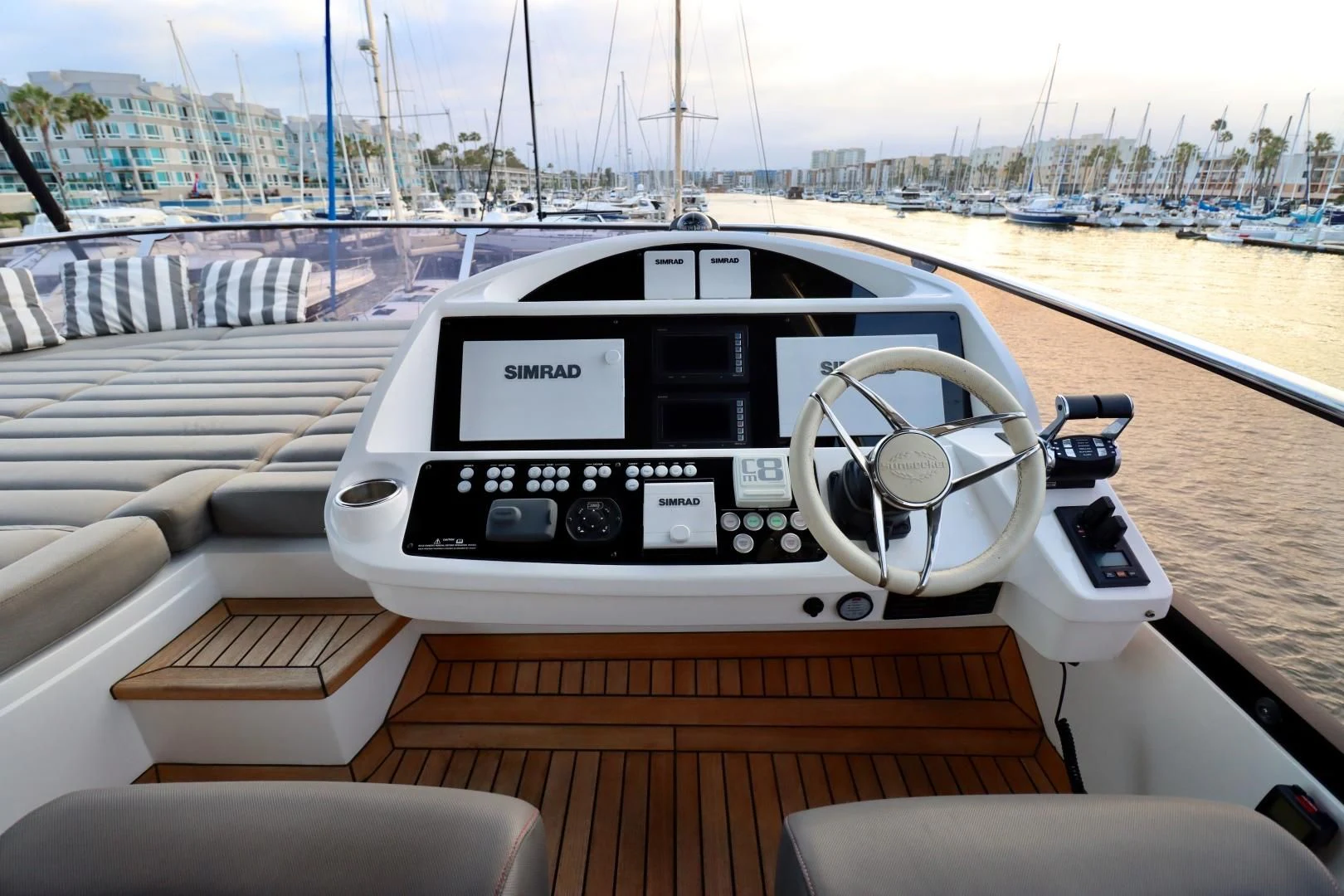 the inside of a boat aboard MOJO RISIN Yacht for Sale