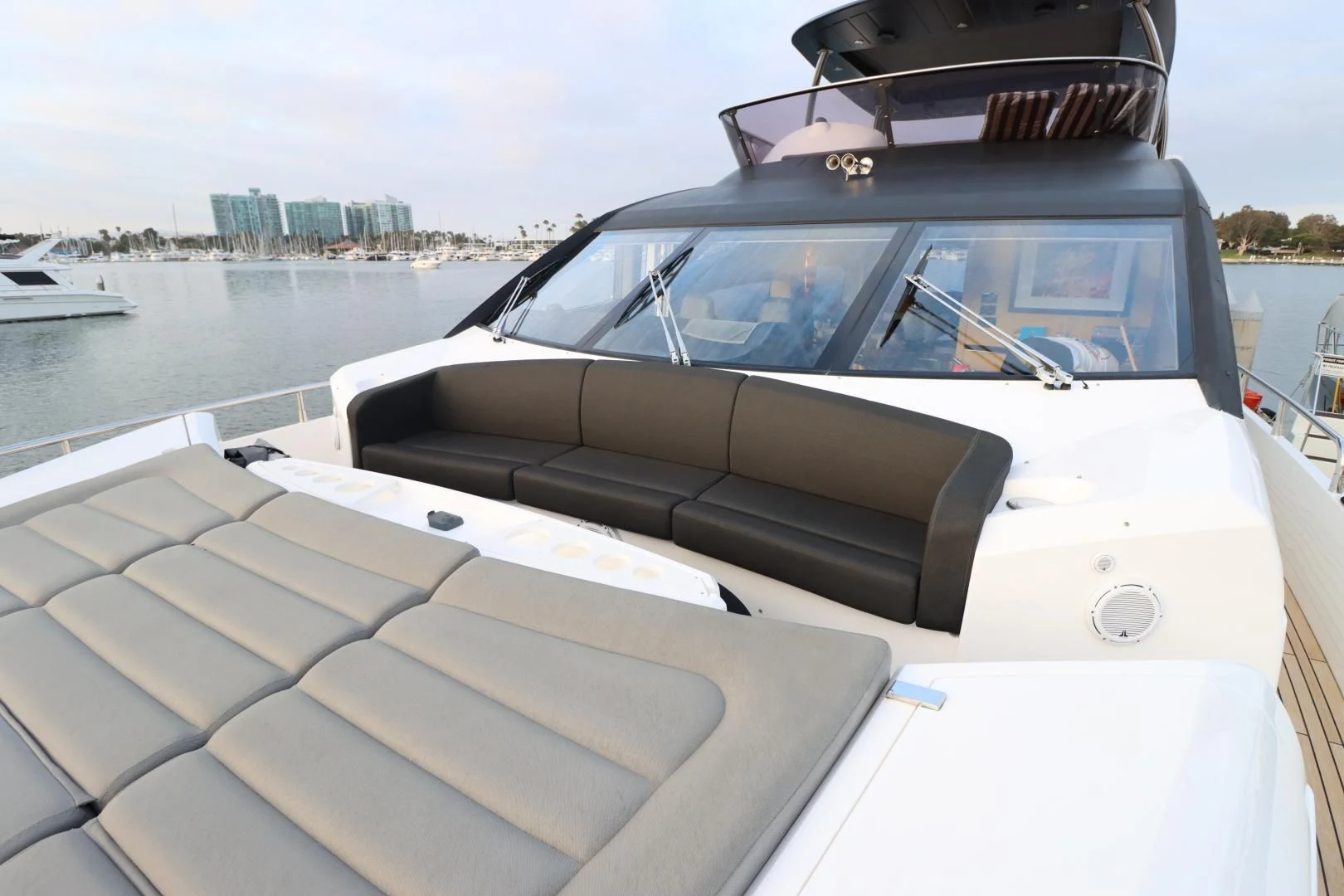 the inside of a boat aboard MOJO RISIN Yacht for Sale