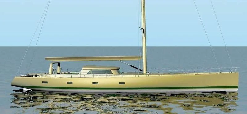 a boat on the water aboard GARCIA 110 Yacht for Sale