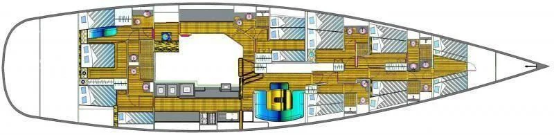 diagram aboard GARCIA 110 Yacht for Sale