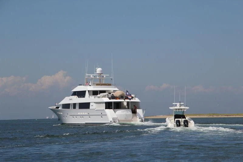 a couple of boats in the water aboard TSALTA Yacht for Sale
