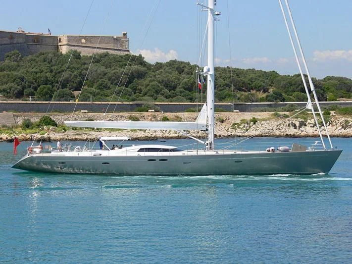a boat in the water aboard SWAGGER Yacht for Sale