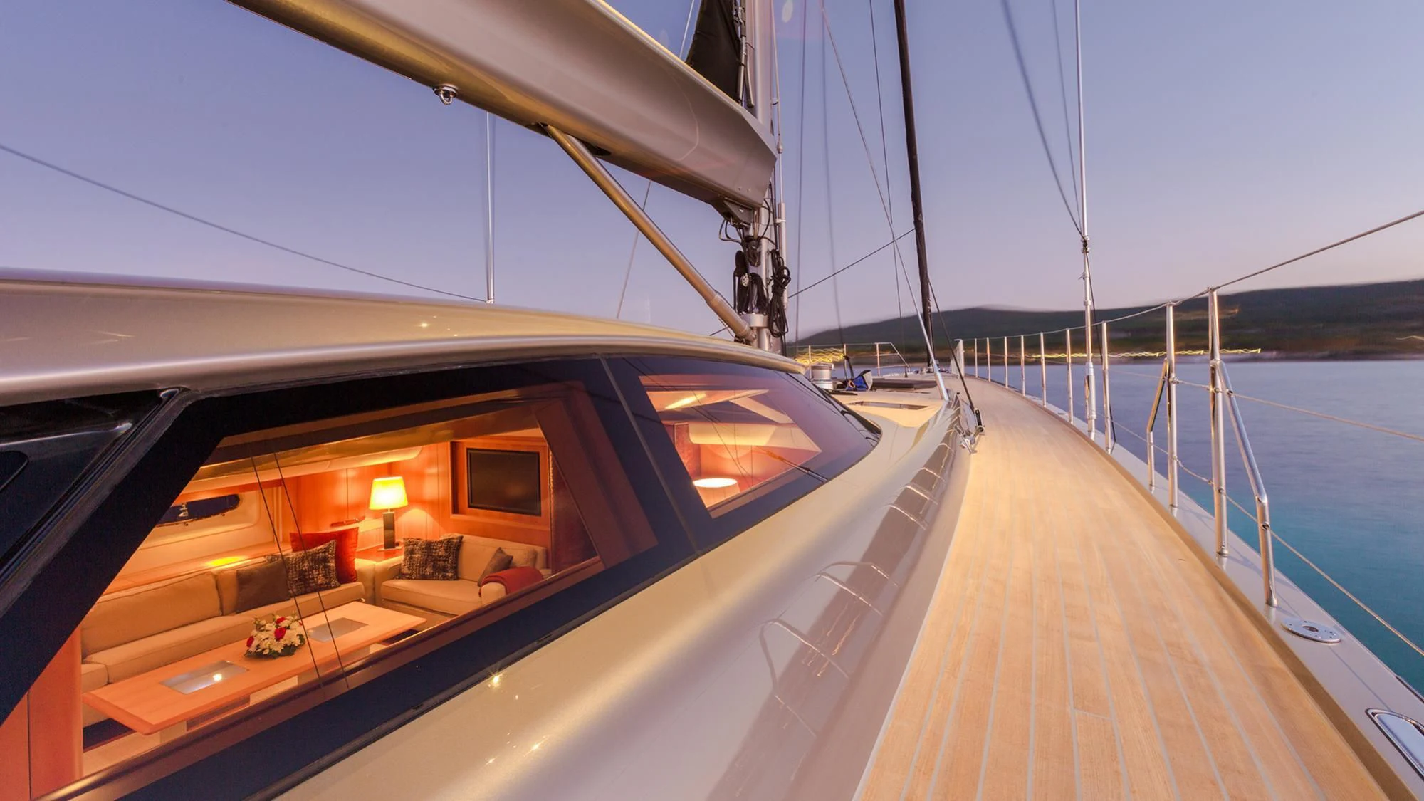 a boat on the water aboard SWAGGER Yacht for Sale